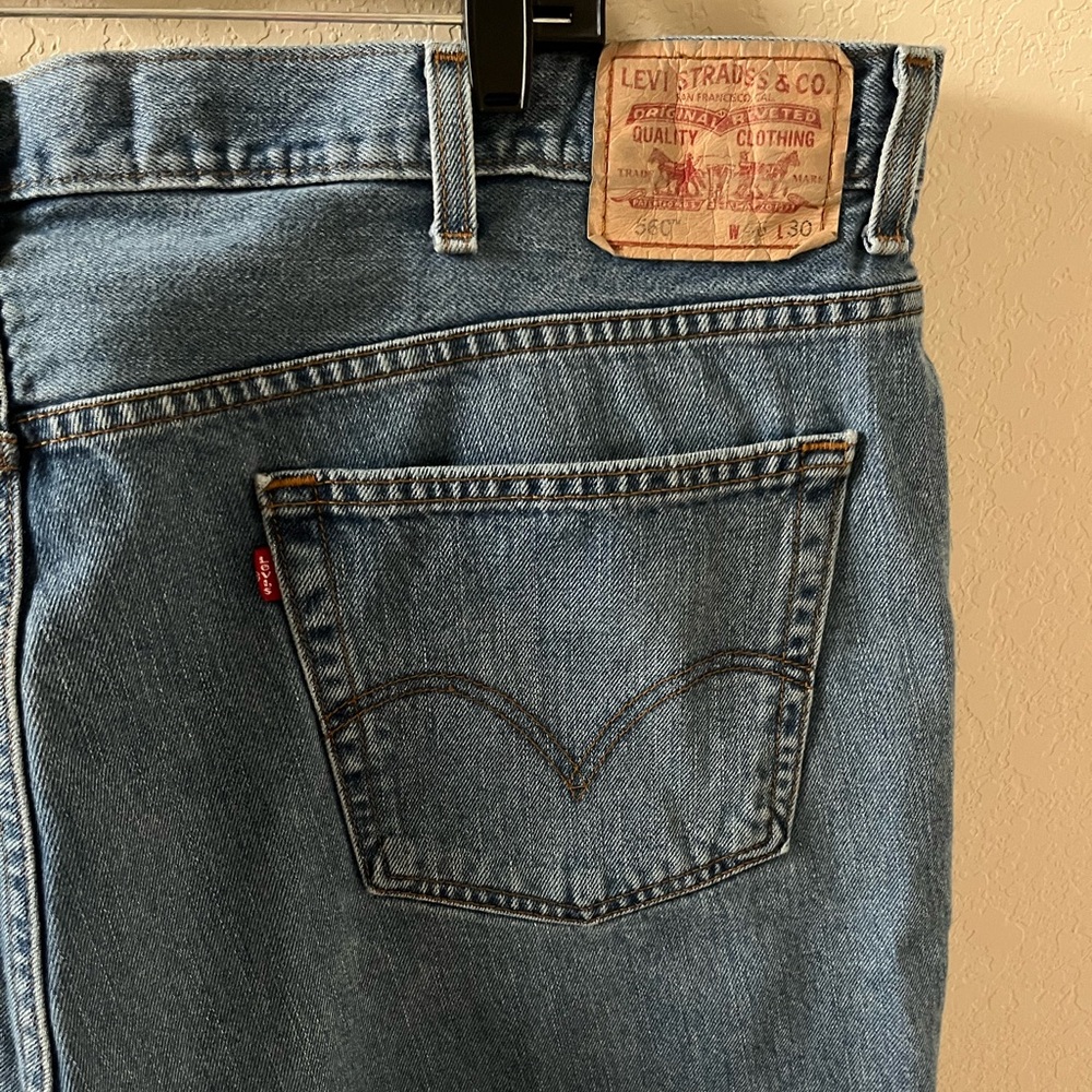 Levi’s Big & Tall Jeans | Waist 46 x Length 30 | 100% Cotton | Relaxed Fit - Picture 8 of 13